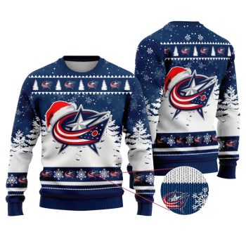 NHL Columbus Blue Jackets Special Christmas Ugly Sweater