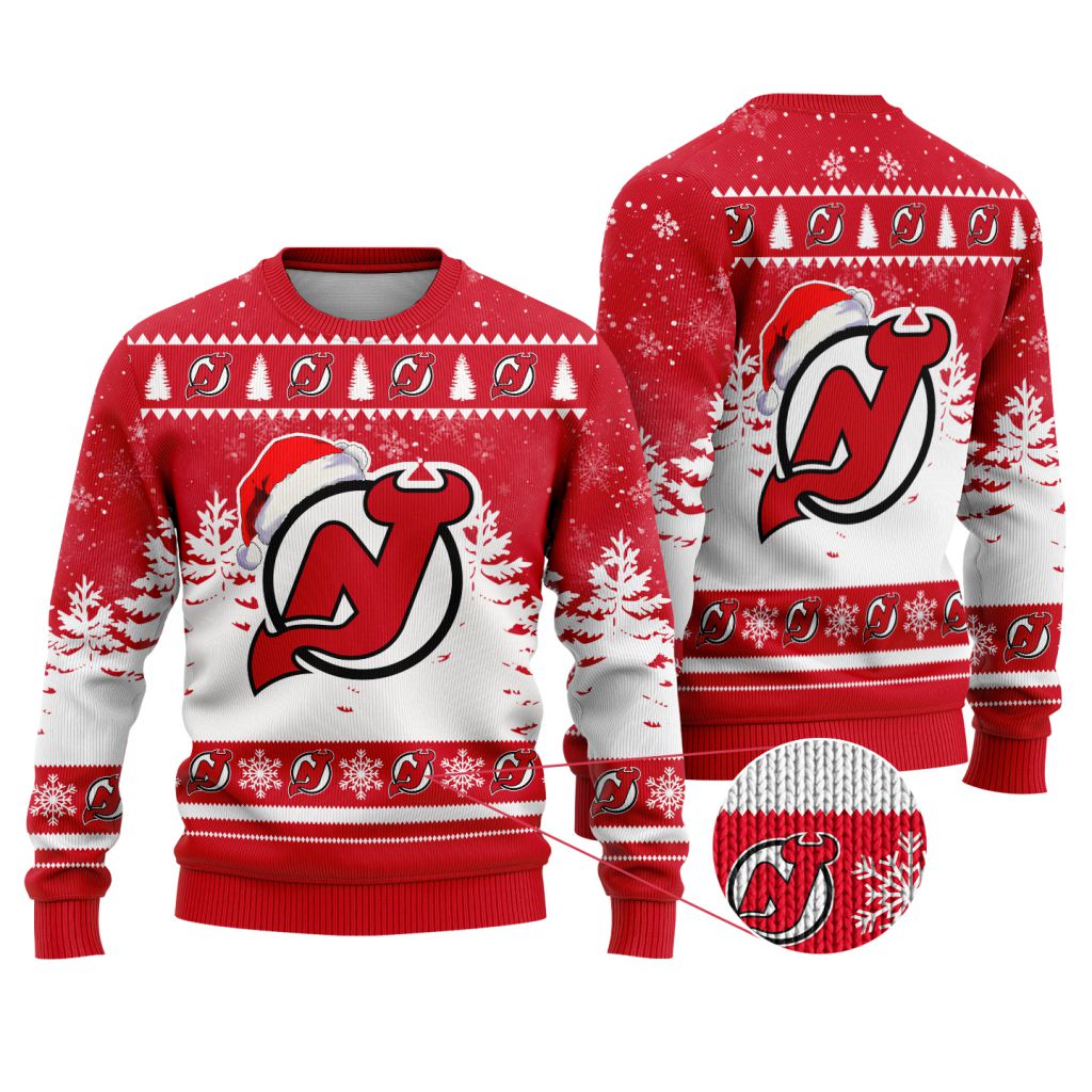 NHL-New-Jersey-Devils-Special-Christmas-Ugly-Sweater NHL New Jersey Devils Special Christmas Ugly Sweater