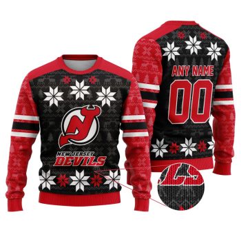 NHL New Jersey Devils Special Ugly Sweater For Christmas