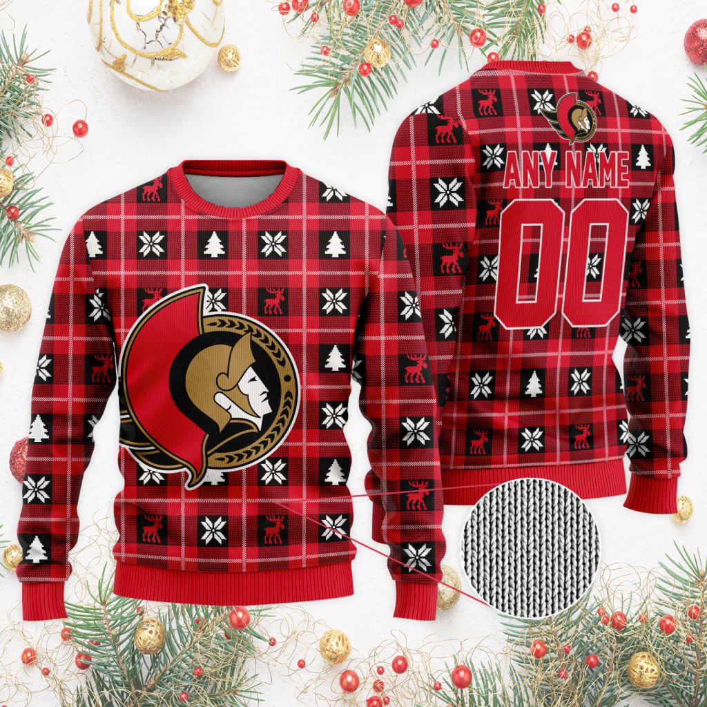 NHL-Ottawa-Senators-Personalized-Ugly-Sweater-For-Christmas-1