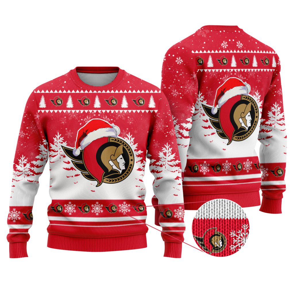 NHL-Ottawa-Senators-Special-Christmas-Ugly-Sweater NHL Ottawa Senators Special Christmas Ugly Sweater