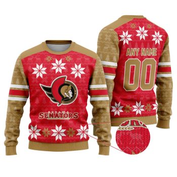 NHL Ottawa Senators Special Ugly Sweater For Christmas