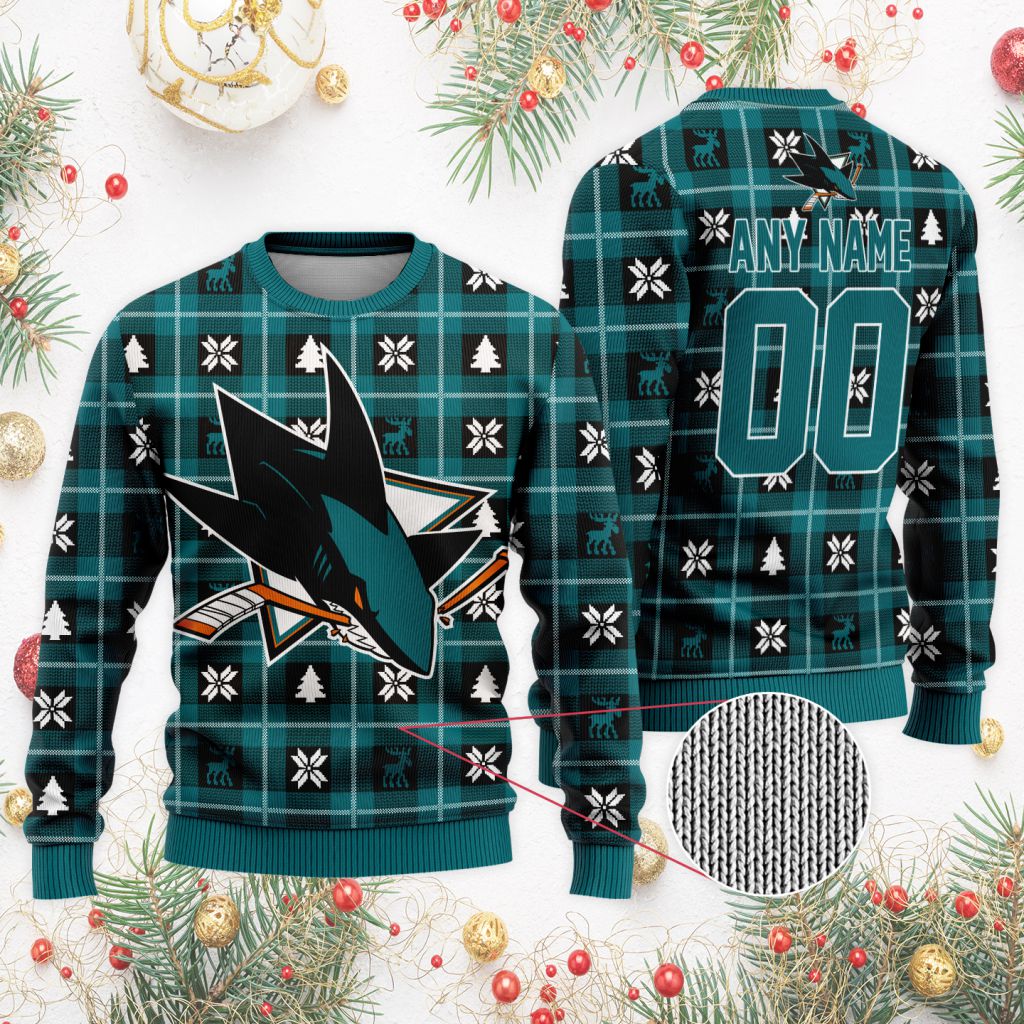 NHL-San-Jose-Sharks-Personalized-Ugly-Sweater-For-Christmas-1
