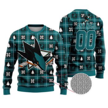 NHL San Jose Sharks Personalized Ugly Sweater For Christmas
