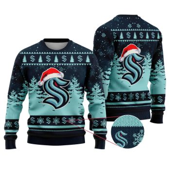 NHL Seattle Kraken Special Christmas Ugly Sweater