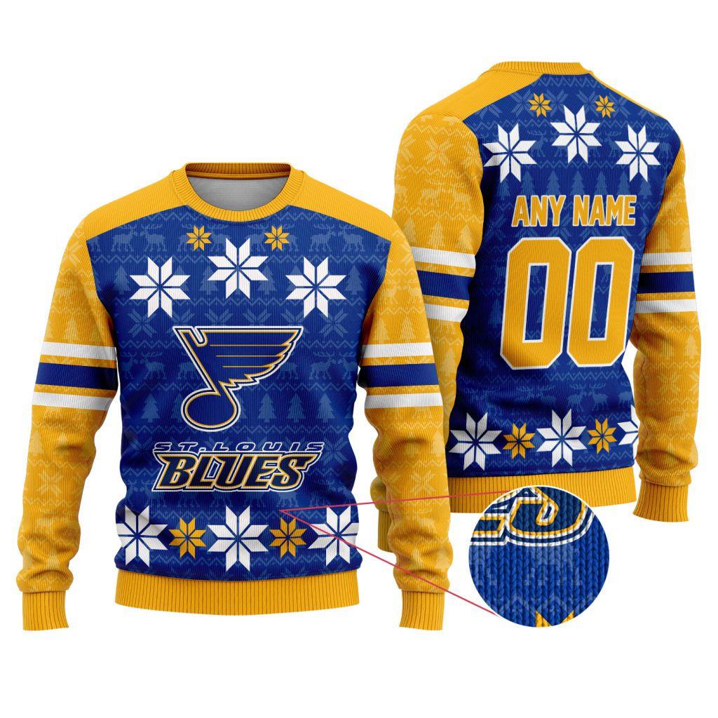 NHL-St.-Louis-Blues-Special-Ugly-Sweater-For-Christmas NHL St. Louis Blues Special Ugly Sweater For Christmas