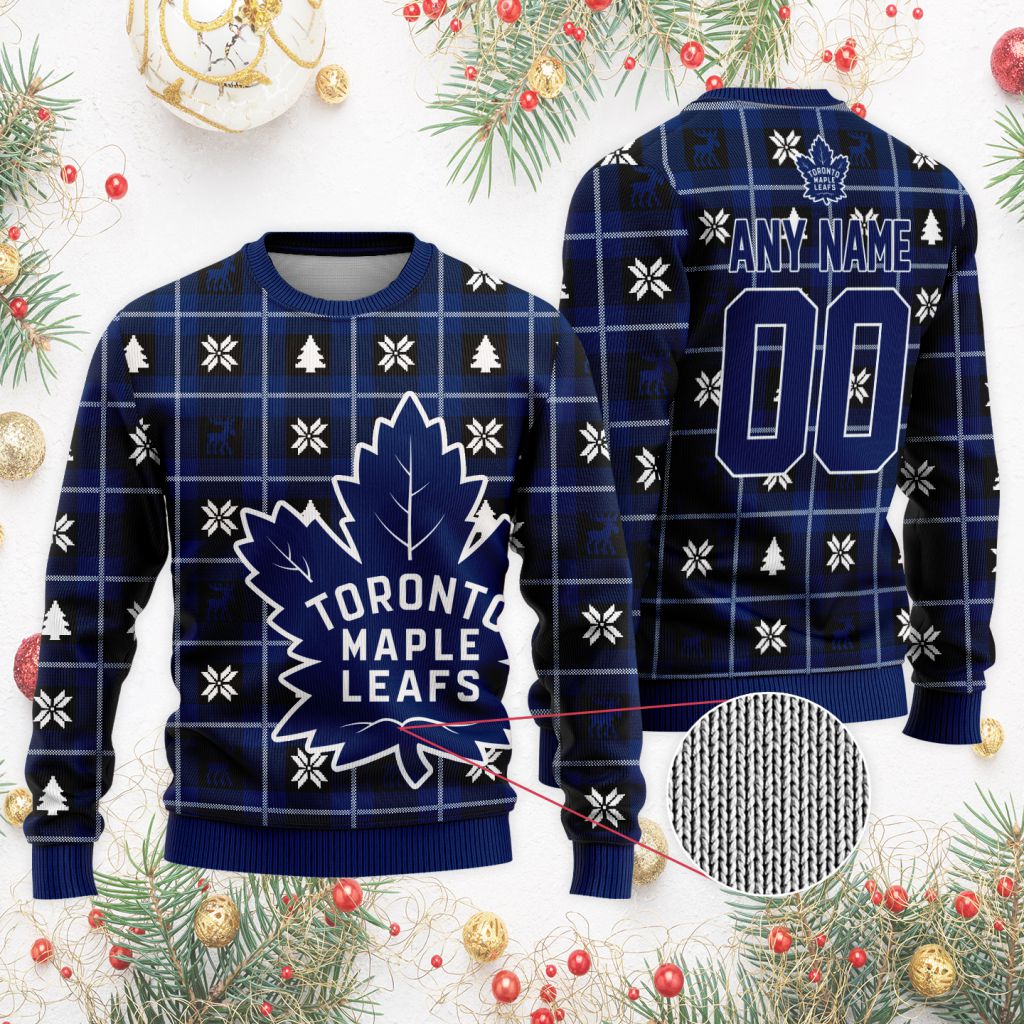 NHL-Toronto-Maple-Leafs-Personalized-Ugly-Sweater-For-Christmas-1