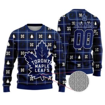 NHL Toronto Maple Leafs Personalized Ugly Sweater For Christmas