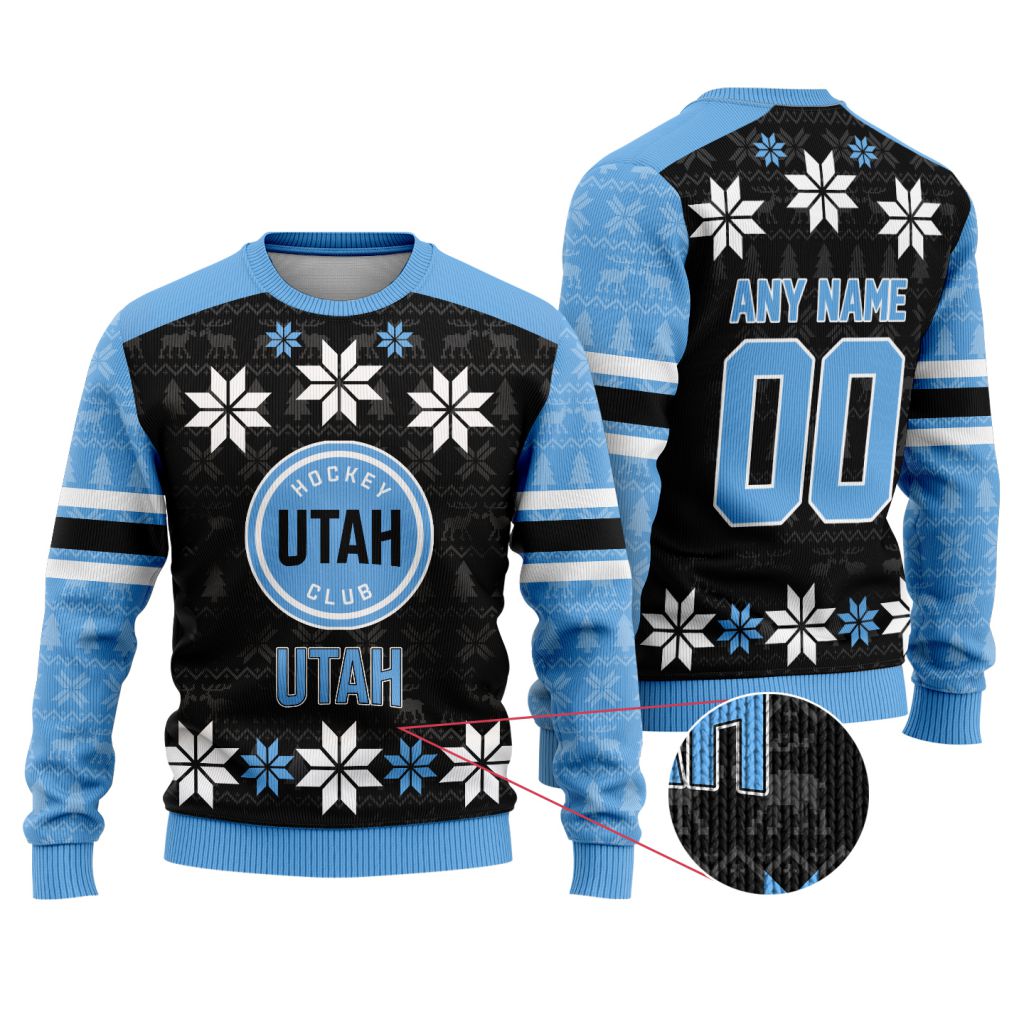 NHL-Utah-Hockey-Club-Special-Ugly-Sweater-For-Christmas NHL Utah Hockey Club Special Ugly Sweater For Christmas