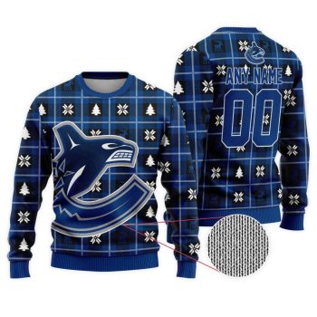 NHL Vancouver Canucks Personalized Ugly Sweater For Christmas