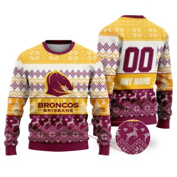 NRL Brisbane Broncos Special Ugly Christmas Sweater