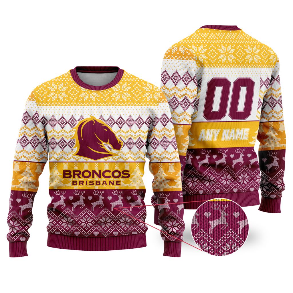 NRL-Brisbane-Broncos-Special-Ugly-Christmas-Sweater NRL Brisbane Broncos Special Ugly Christmas Sweater