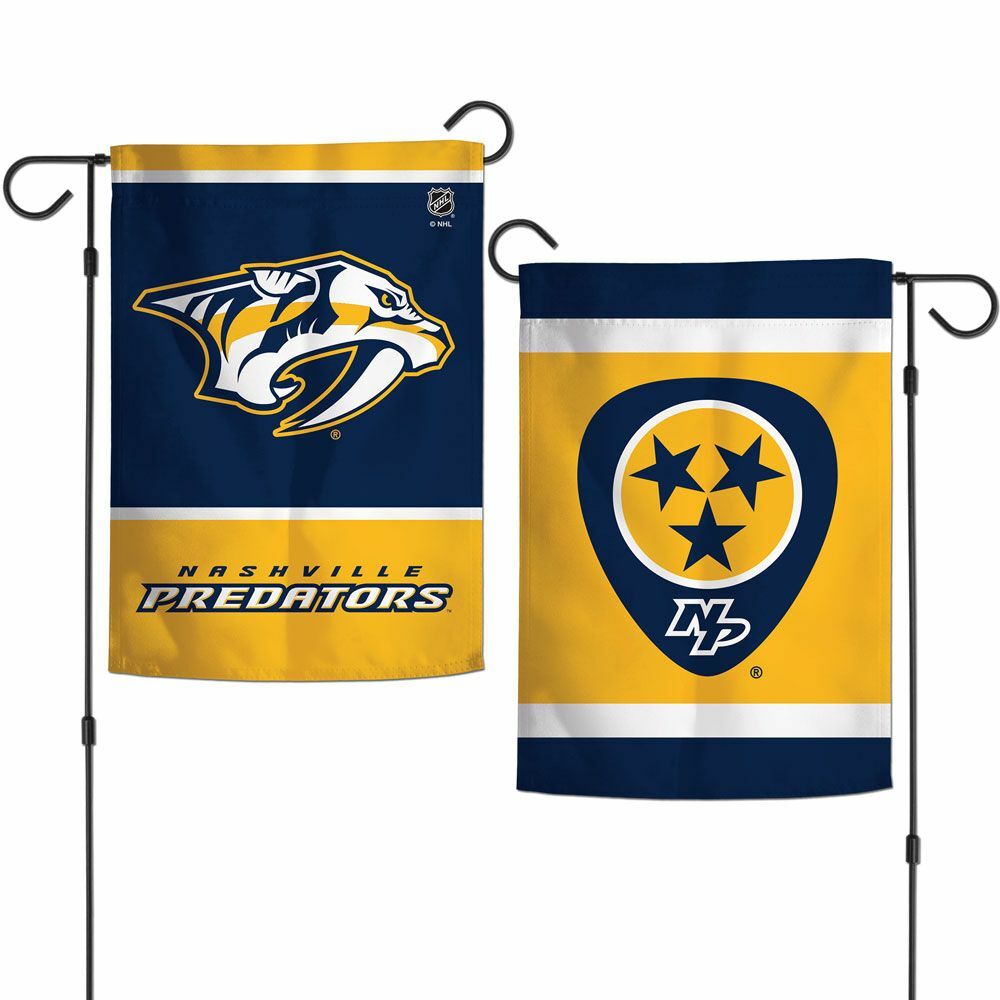 Nashville-Predators-2-Sided-Garden-Flag-Yard-Banner Nashville Predators 2 Sided Garden Flag Yard Banner