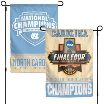 North Carolina Tar Heels Mens Basketball National Champions 2 Sided Garden Flag
