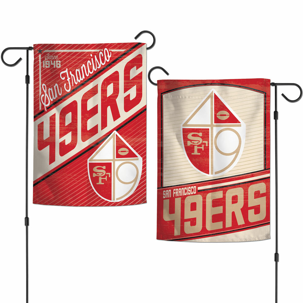 San-Francisco-49ers-Double-Sided-Garden-Flag-Yard-Banner San Francisco 49ers Double Sided Garden Flag Yard Banner