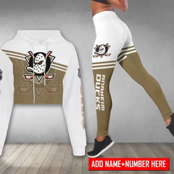 Anaheim Ducks Personalized Combo Croptop Hoodie And Leggings CHL1148