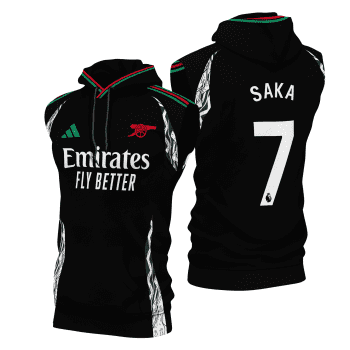 Arsenal Premier League 2024 Away Sleeveless Hoodie 24/25 Season SCC1195