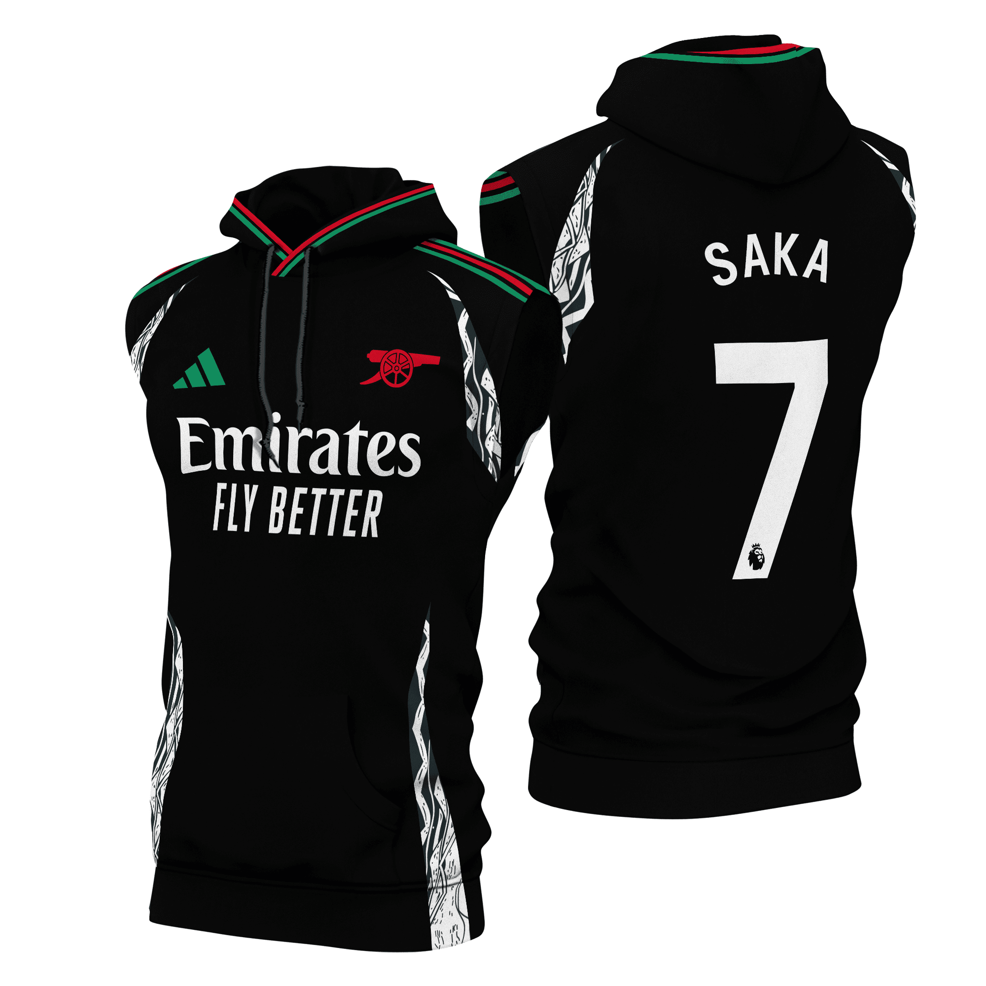 Arsenal-Premier-League-2024-Away-Sleeveless-Hoodie-2425-Season-SCC1195 Arsenal Premier League 2024 Away Sleeveless Hoodie 24/25 Season SCC1195