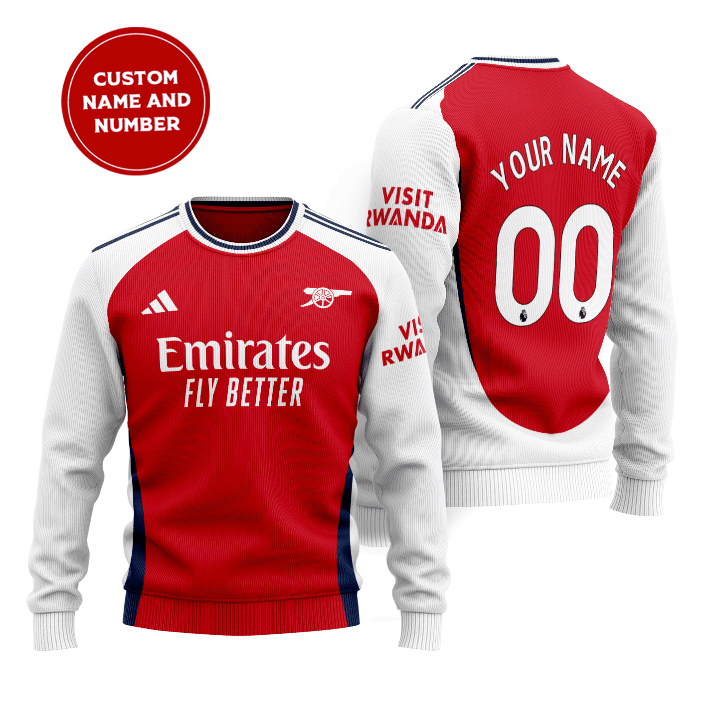 Arsenal-Premier-League-2024-Home-Wool-Sweater-2223-SCC1179 Arsenal Premier League 2024 Home Wool Sweater 22/23 SCC1179