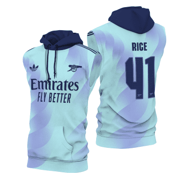 Arsenal Premier League 2024 Third Sleeveless Hoodie 24/25 Season SCC1190