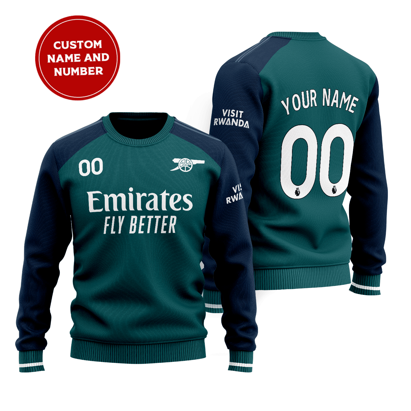 Arsenal-Third-Wool-Sweater-2324-Season-SCC1354 Arsenal Third Wool Sweater 23/24 Season SCC1354