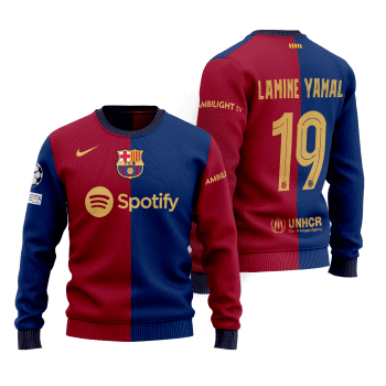 Barcelona Home Wool Sweater 24/25 Season SCC1304
