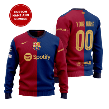 Barcelona Home Wool Sweater 24/25 Season SCC1311