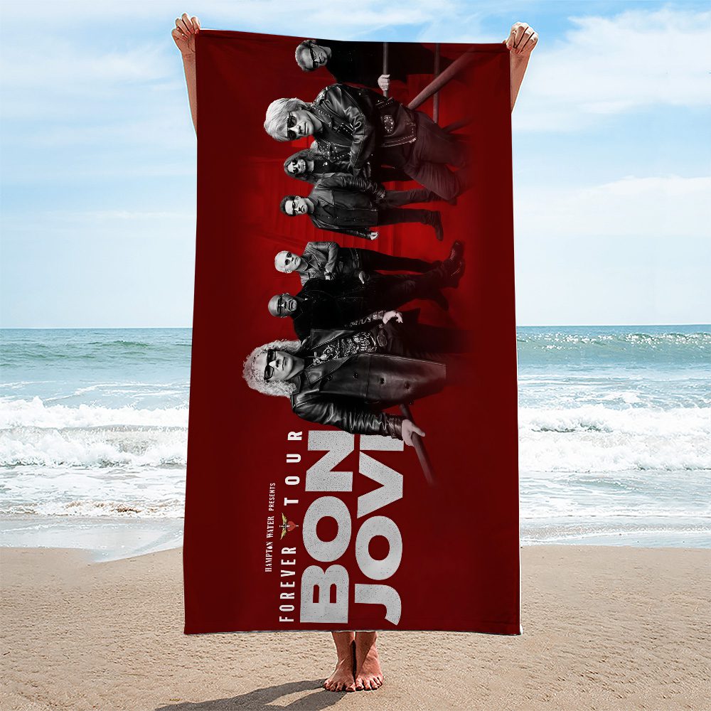Bon-Jovi-Rectangle-Beach-Towel-TWG1028-1