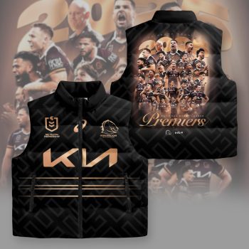 Brisbane Broncos 2025 3D Sleeveless Down Jacket NDT1324