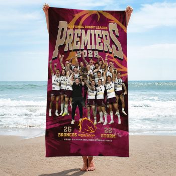 Brisbane Broncos Rectangle Beach Towel TWG1043