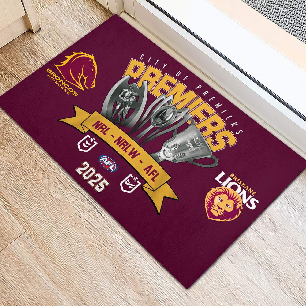 Brisbane-Broncos-x-Brisbane-Lions-Premiers-2025-Premiers-Doormat-DMM1028-1