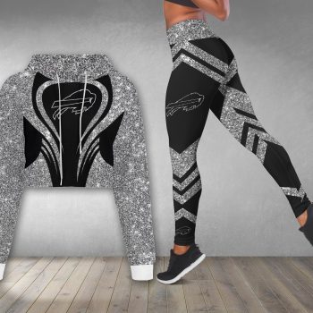 Buffalo Bills Combo Croptop Hoodie And Leggings CHL1001