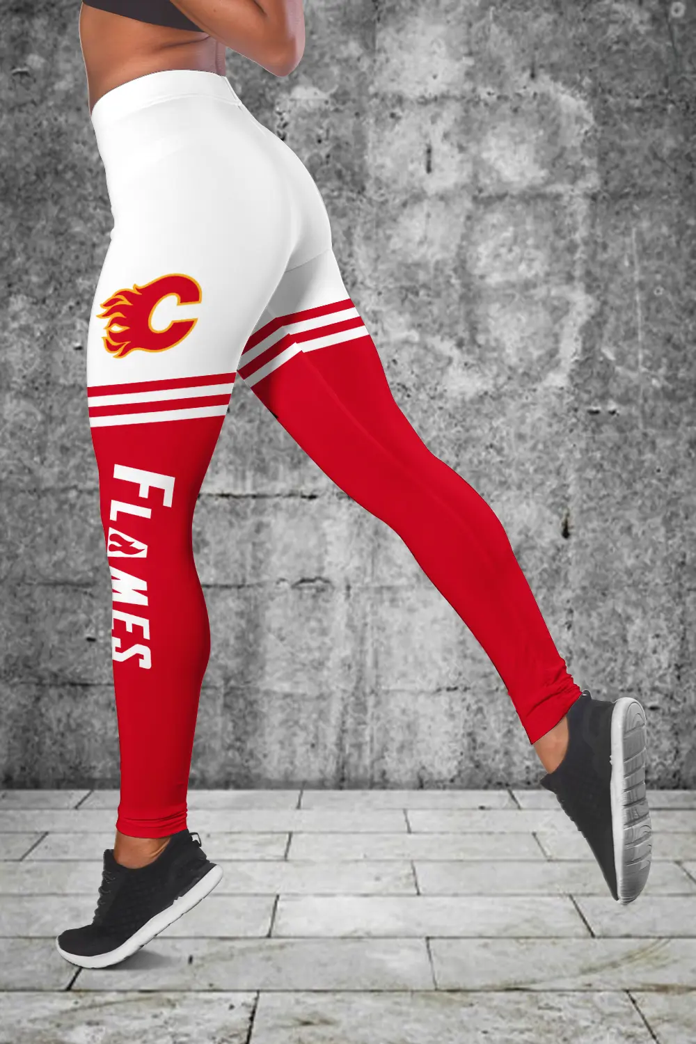 Calgary-Flames-Personalized-Combo-Croptop-Hoodie-And-Leggings-CHL1165-2