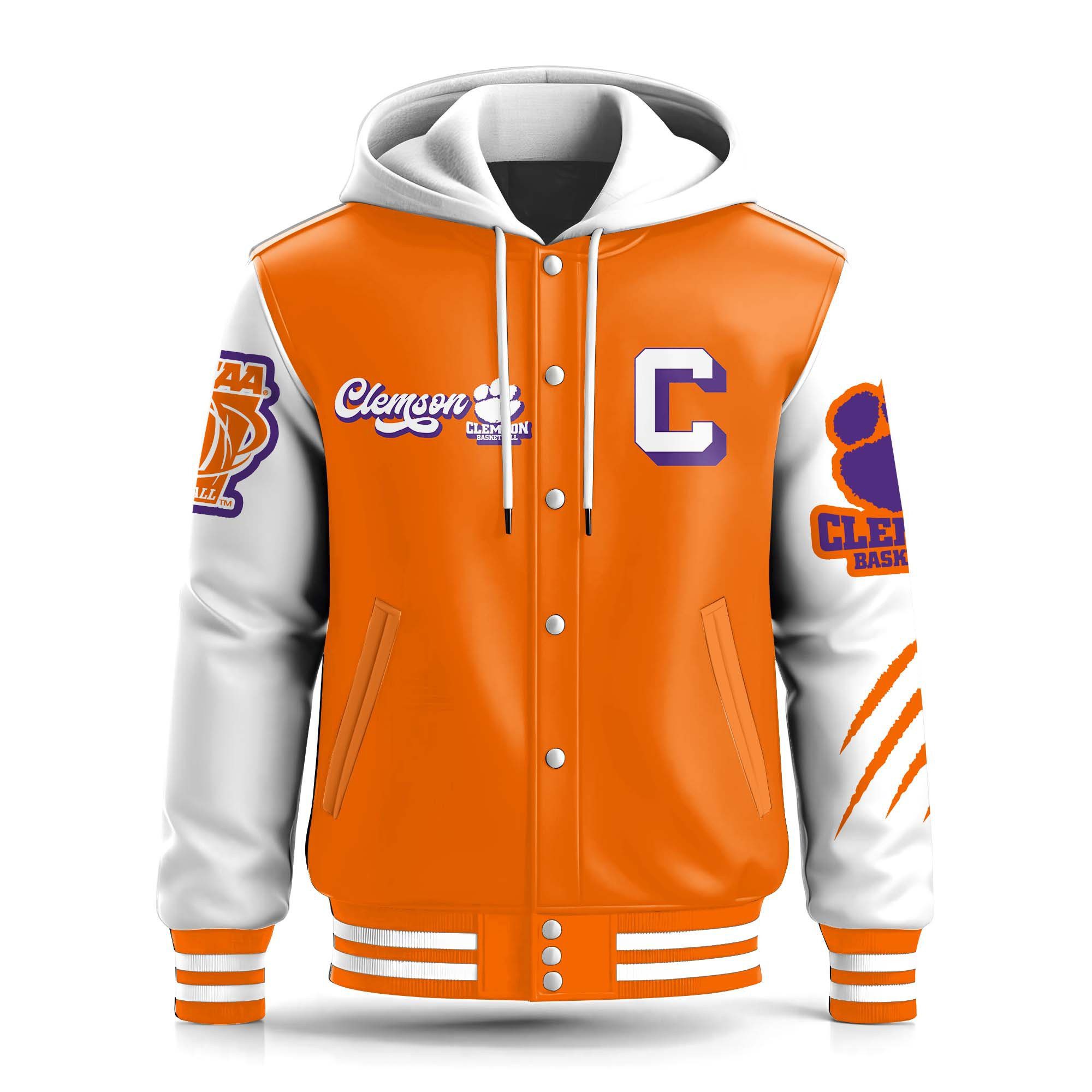 Clemson-Tigers-Special-Hooded-Baseball-Jacket-Varsity-Jacket-CHB1247-1