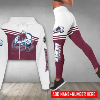 Colorado Avalanche Personalized Combo Croptop Hoodie And Leggings CHL1188