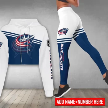 Columbus Blue Jackets Personalized Combo Croptop Hoodie And Leggings CHL1199