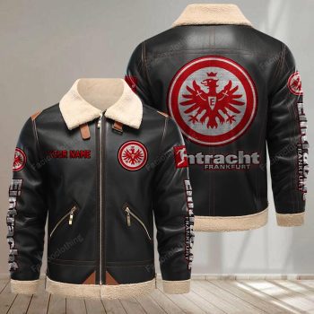 Eintracht Frankfurt Leather Jacket - Black