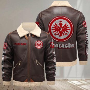 Eintracht Frankfurt Leather Jacket - Brown