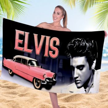 Elvis Presley Rectangle Beach Towel TWG1125