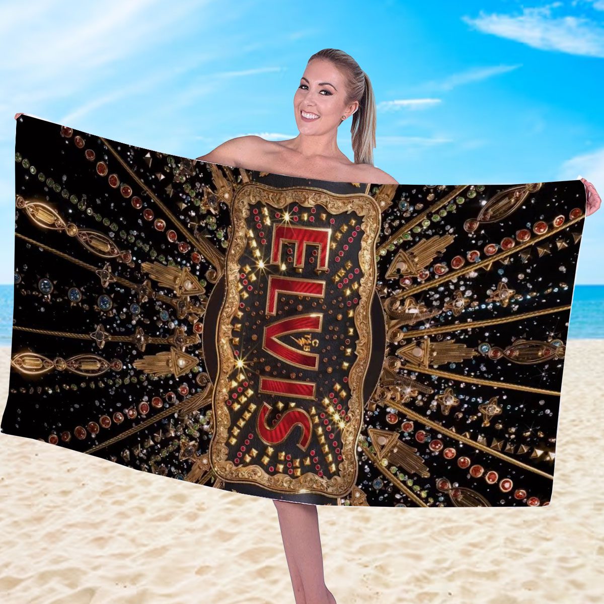 Elvis-Presley-Rectangle-Beach-Towel-TWG1128-2