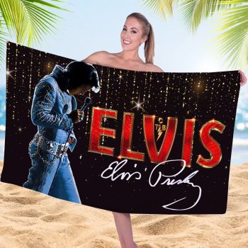 Elvis Presley Rectangle Beach Towel TWG1140