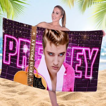 Elvis Presley Rectangle Beach Towel TWG1141