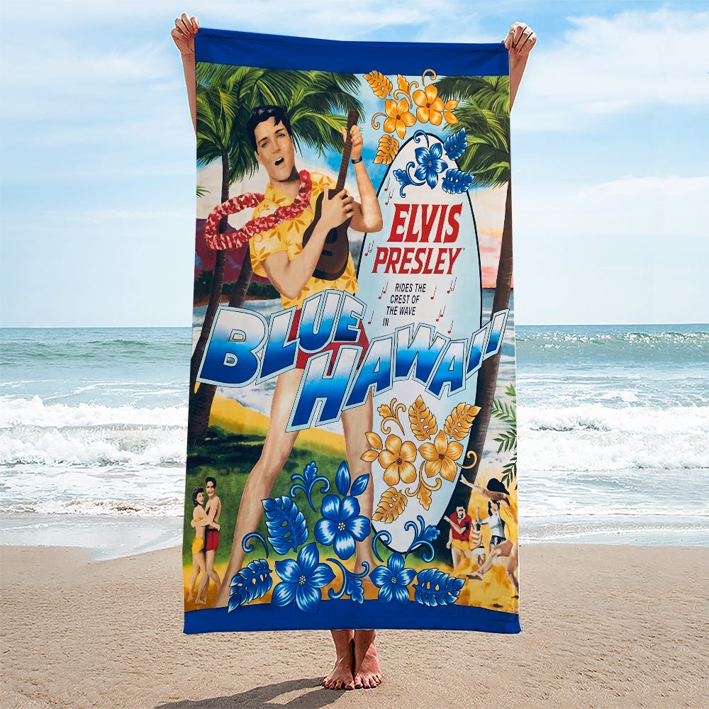 Elvis-Presley-Rectangle-Beach-Towel-TWG1143 Elvis Presley Rectangle Beach Towel TWG1143