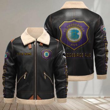 Erzgebirge Aue Leather Jacket - Black