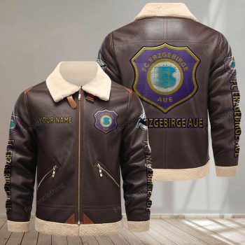 Erzgebirge Aue Leather Jacket - Brown