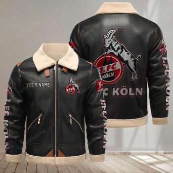 FC Koln Leather Jacket - Black