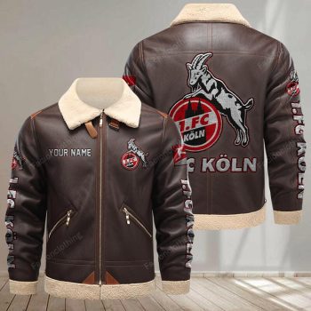 FC Koln Leather Jacket - Brown
