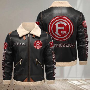 Fortuna Dusseldorf Leather Jacket - Black