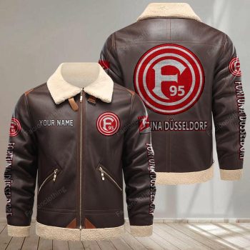 Fortuna Dusseldorf Leather Jacket - Brown