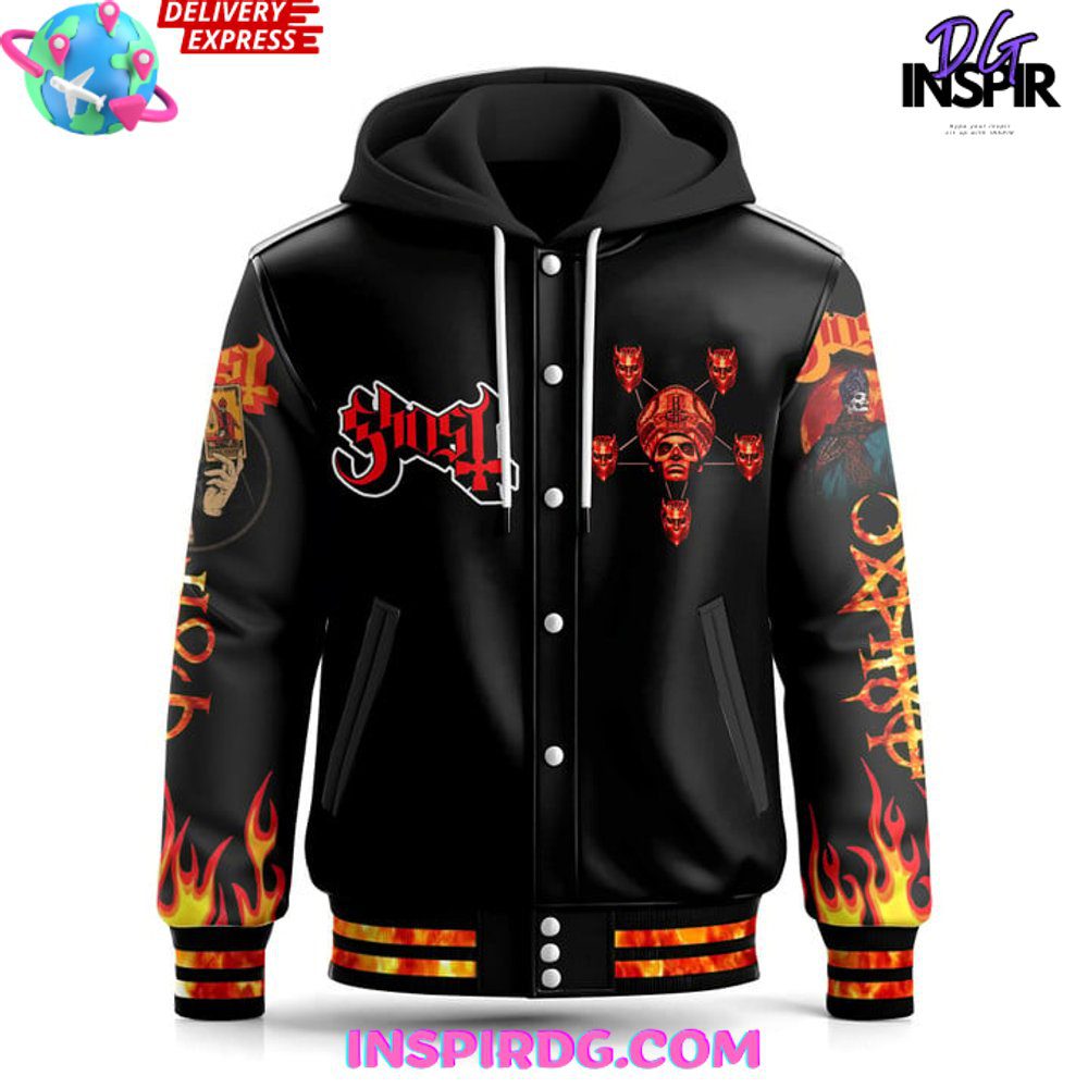 Ghost-Band-Flame-Hooded-Baseball-Jacket-Varsity-Jacket-CHB1058-2